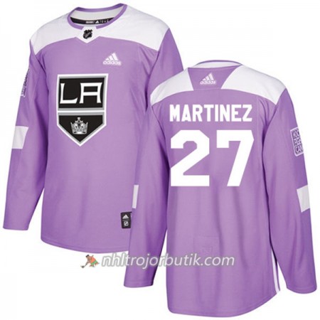 Män Ishockey Los Angeles Kings Tröja Alec Martinez 27 Adidas 2017-2018 Lila Fights Cancer Practice Authentic Män Ishockey Los Angeles Kings Tröja Alec Martinez 27 Adidas 2017-2018 Lila Fights Cancer Practice Authentic